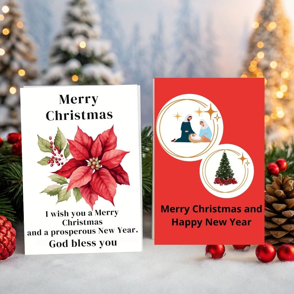 “Christmas Harmony – A Blend of Classic and Modern Cards”