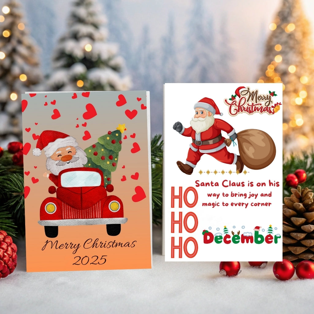 “Christmas Harmony – A Blend of Classic and Modern Cards”