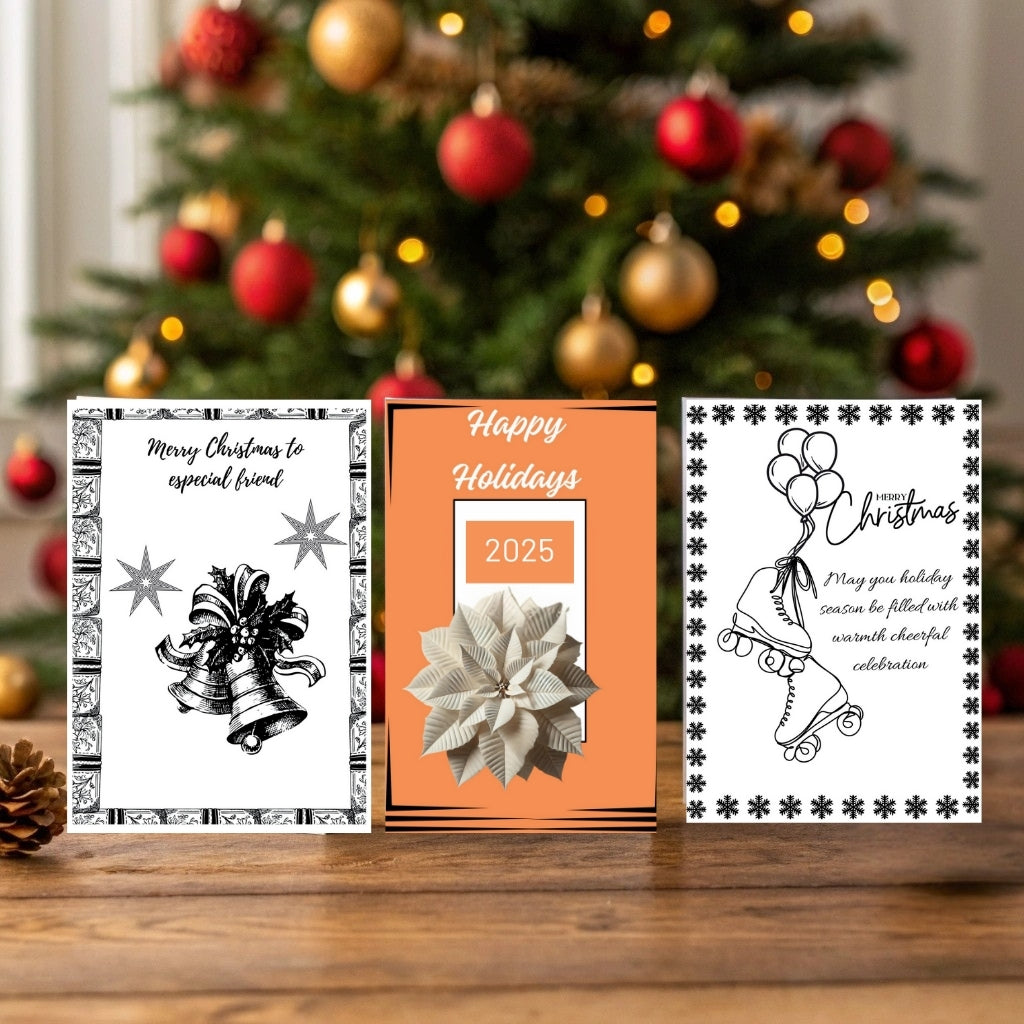 “Christmas Harmony – A Blend of Classic and Modern Cards”
