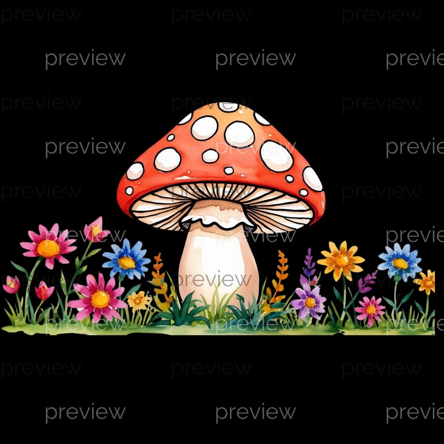 Spring Cottage Care Clipart, featuring fruits florals and rustic farm elements, Perfect for nurseries and kids Commercial use allowed