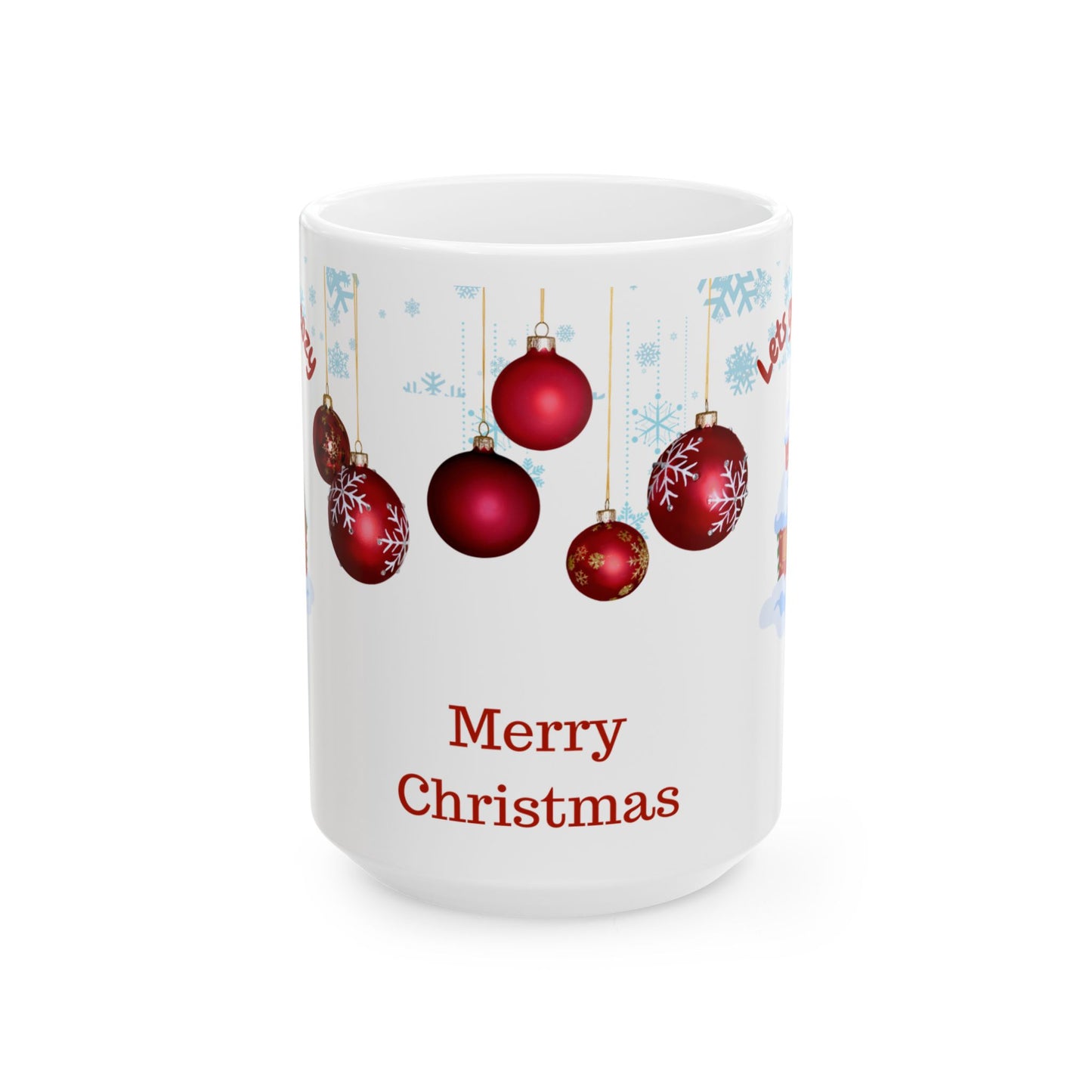 This merry Christmas coffee mug is perfect for the holiday season.  mug 11oz 15oz