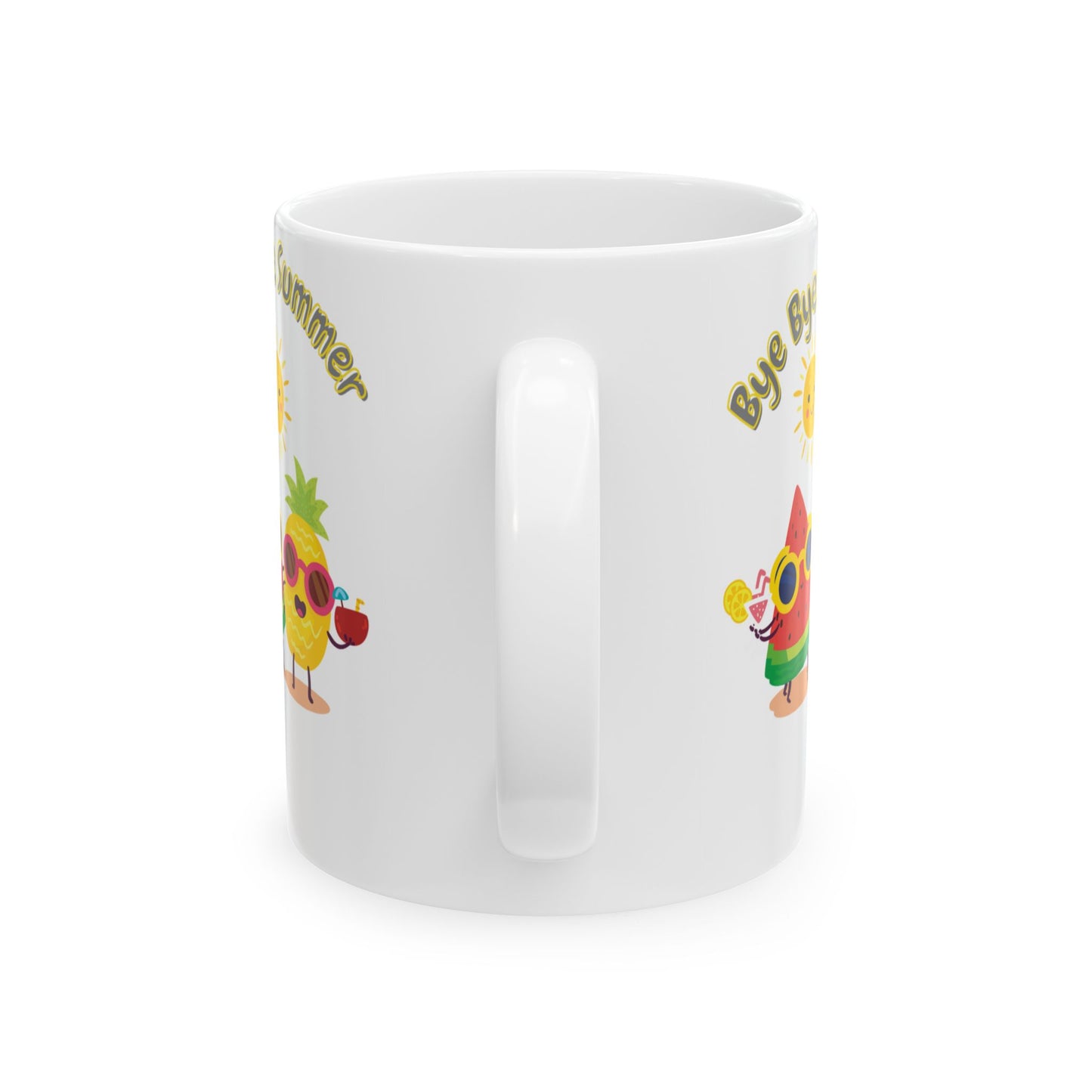 Celebrate the transition from summer to fall with this Hello fall bye summer Ceramic Mug. 110z 15oz