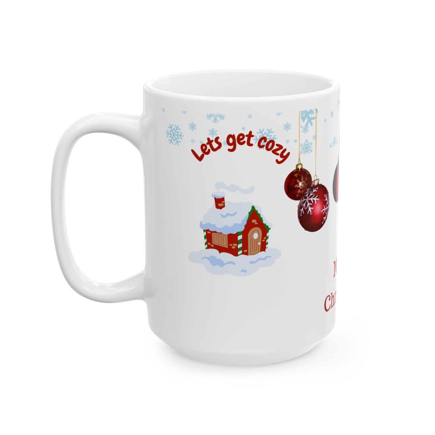 This merry Christmas coffee mug is perfect for the holiday season.  mug 11oz 15oz