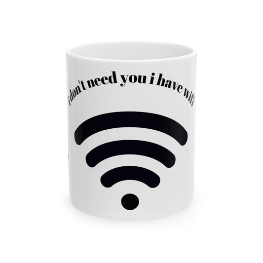 Wi-fi Classic  mug design Ceramic Mug, 11oz 15 oz