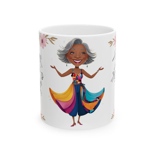 The idea of “my best life after 60” also encourages mindfulness to appreciate the present moment and find joy in past experiences.Ceramic Mug, 11oz,