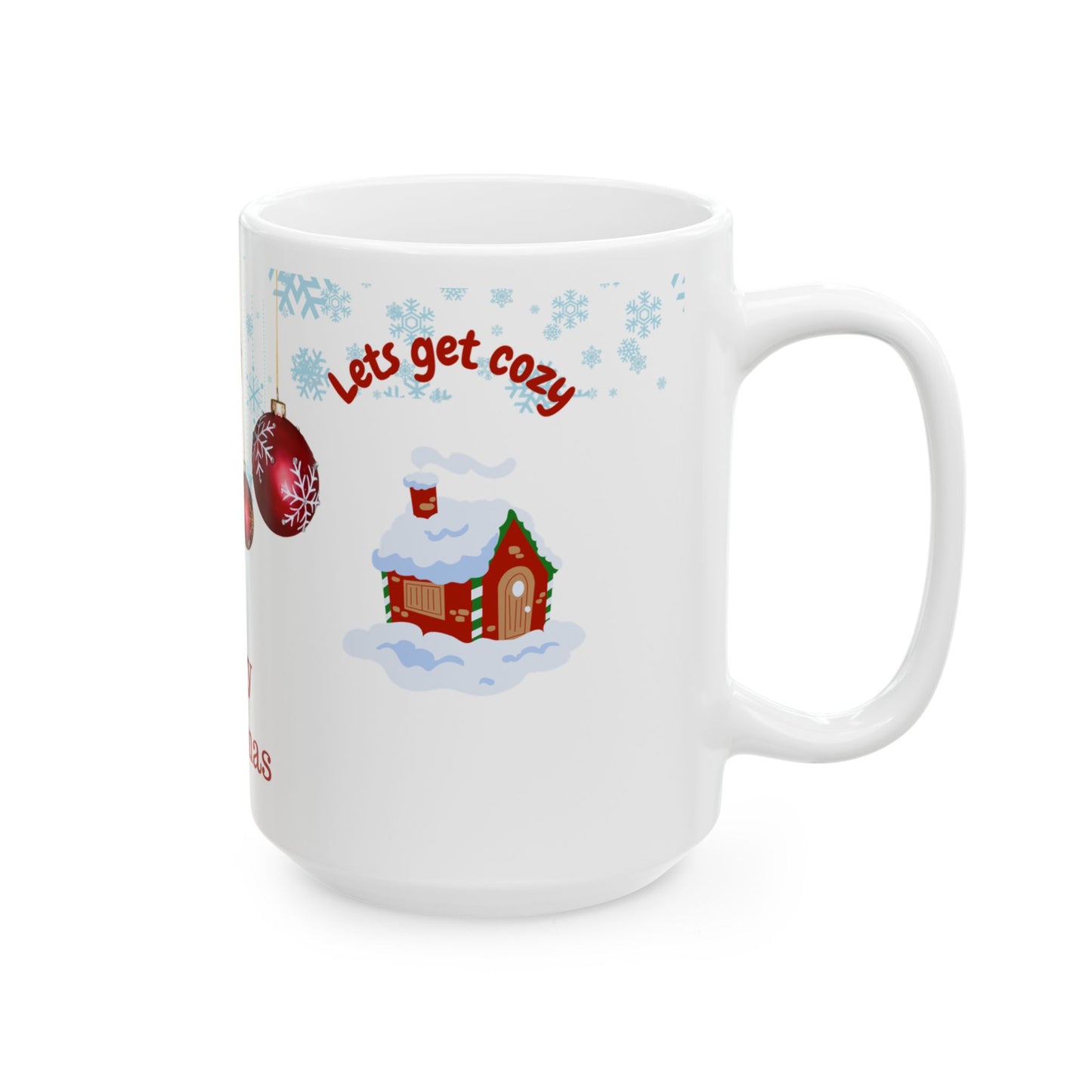 This merry Christmas coffee mug is perfect for the holiday season.  mug 11oz 15oz