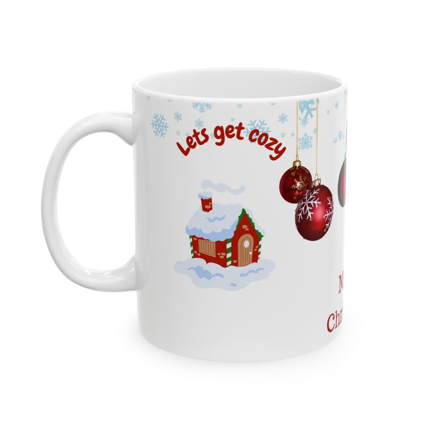 This merry Christmas coffee mug is perfect for the holiday season.  mug 11oz 15oz